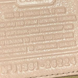 Pink Coach Leather Bag